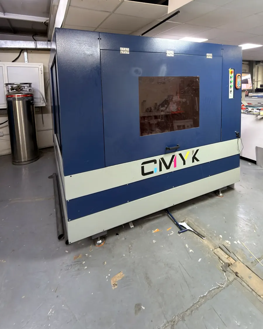 Al Waha fibre laser cutting machine in the Al Qusais workshop
