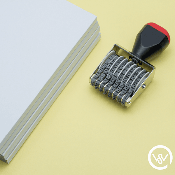 Numbering Stamps - Al-Waha Group Dubai printing and signage product