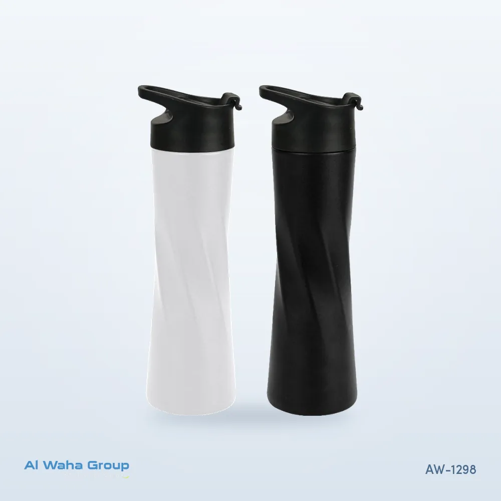 Slim Waist Steel Vacuum Bottle, 500 ml