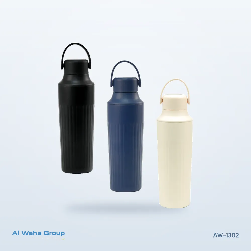 Dual-Opening Steel Vacuum Bottle, 500 ml