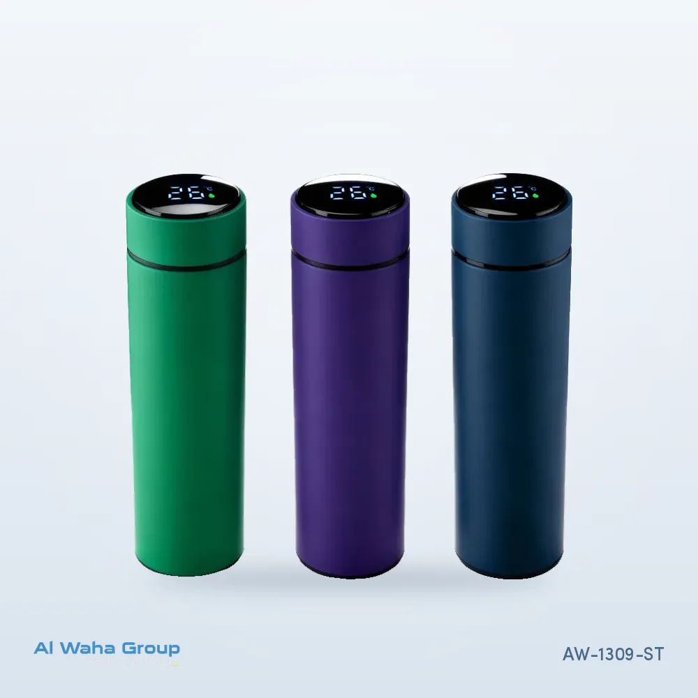 Soft-Touch Temperature Display Bottle, 500 ml