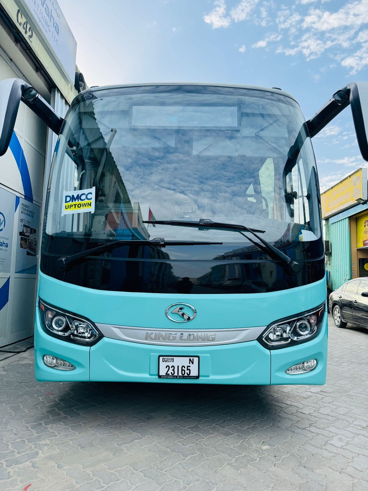 Vehicle branding for DMCC project detail - Al-Waha Group Dubai